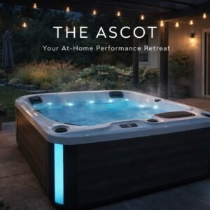 5 seter hot tub with lounger